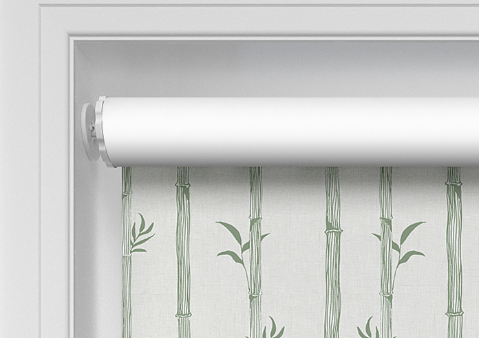 Bamboo Stripe, Forest Green - Twist&Fit Roller Blind - Image 10
